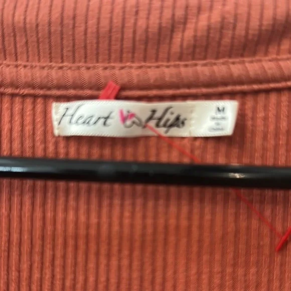 Heart Hips Terracotta Ribbed Dress - Picture 2 of 6